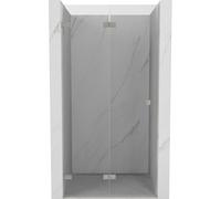 Mexen Lunar-F porte de douche pliantes à gauche 80 cm, transparent, nickel brossé - 836-080-000-97-00-L 68829 5905315476692