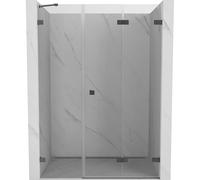 Mexen Lunar-F porte de douche pliantes droites 120 cm, transparent, gun metal - 836S-120-050-95-00-P 69366 5905315513281