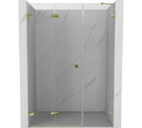 Mexen Lunar-F porte de douche pliantes gauche 110 cm, transparent, doré - 836S-110-050-50-00-L 69156 5905315511829