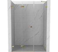 Mexen Lunar-F porte de douche pliantes gauche 135 cm, transparent, doré - 836S-135-050-50-00-L 69167 5905315511874