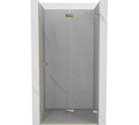 Mexen Lunar-F porte de douche pliantes à droite 90 cm, transparentes, dorées - 836-090-000-50-00-P 68858 5905315476982