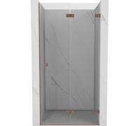 Mexen Lunar-F porte de douche pliante droite 70 cm, transparent, cuivre brossé - 836-070-000-65-00-P 68881 5905315477217