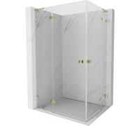 Mexen Lunar L Cabine de douche pivotante Duo gauche 115 x 90 cm, transparent, or - 834L-115L-090P-50-00 62926 5905315431813