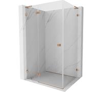 Mexen Lunar L cabine de douche pivotante gauche 95 x 80 cm, transparent, laiton brossé - 834L-095-080-65-00-L 63690 5905315440709