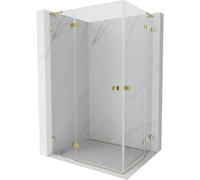 Mexen Lunar L Duo cabine de douche pivotante gauche 115 x 85 cm, transparent, doré - 834L-115L-085P-50-00 62925 5905315431806