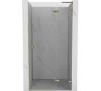 Mexen Lunar L Paroi de douche Porte ouvrant à droite 110 cm, transparent, or - 834L-110-000-50-00-P