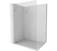 Mexen Lunar L paroi de douche Walk-in gauche 50 x 200 cm, transparent 8 mm, doré - 830L-050-000-50-00-L 67567 5905315530905