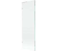 Mexen Lunar L Porte de baignoire pliante à 1 vantail 60 x 150 cm, transparente, blanche - 897L-060-000-20-00