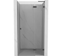 Mexen Lunar L porte de douche battante droite 80 cm, transparent, métal canon - 834L-080-000-95-00-P 68963 5905315423122