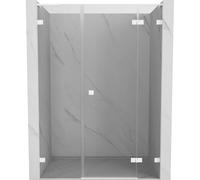 Mexen Lunar L porte de douche battantes droit 150 cm, transparent, blanc - 834SL-150-050-20-00-P 70192 5905315523099