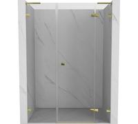 Mexen Lunar L porte de douche pivotante droite 160 cm, transparent, doré - 834SL-160-050-50-00-P 70226 5905315523204