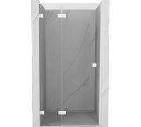Mexen Lunar L porte de douche pivotante gauche 70 cm, transparent, blanc - 834L-070-000-20-00-L 68283 5905315420558
