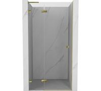 Mexen Lunar L porte de douche pivotante gauche 80 cm, transparent, doré - 834L-080-000-50-00-L 68307 5905315420725