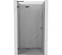 Mexen Lunar L porte de douche pivotante gauche 80 cm, transparent, gris canon brossé - 834L-080-000-66-00-L 68377 5905315421326