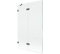 Mexen Lunar pare-douche à 2 volets gauche 110 x 150 cm, transparent, métal canon - 897-110-100-95-00-L 70266 5905315517036