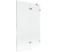 Mexen Lunar paroi de baignoire à 2 volets droite 110 x 150 cm, transparent, chromé - 897-110-100-01-00-P 70289 5905315517173