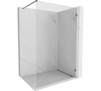 Mexen Lunar paroi de douche Walk-in droite 130 x 200 cm, transparent 8 mm, gris pistolet brossé - 830-130-000-66-00-P 67582 5905315530349