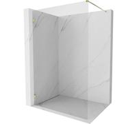 Mexen Lunar paroi de douche Walk-in gauche 60 x 200 cm, transparent 8 mm, or - 830-060-000-50-00-L 67338 5905315528599