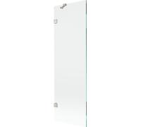 Mexen Lunar Porte de baignoire pliante à 1 vantail 60 x 150 cm, transparente, nickel brossé - 897-060-000-97-00