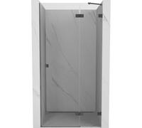 Mexen Lunar porte de douche battante droite 80 cm, transparent, gun metal - 834-080-000-95-00-P 68198 5905315420121