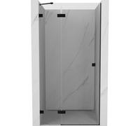 Mexen Lunar porte de douche pivotante gauche 125 cm, transparentes, noires - 834-125-000-70-00-L 67958 5905315418562