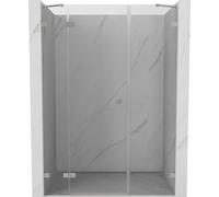 Mexen Lunar porte de douche pivotante gauche 150 cm, transparent, nickel brossé - 834S-150-050-97-00-L 69923 5905315521118