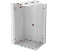 Mexen Lunar T cabine de douche à charnière gauche 85 x 120 cm, transparent, or rose - 834T-085-120-60-00-L 91418 5905315795922