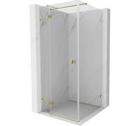 Mexen Lunar T cabine de douche battante gauche 120 x 120 cm, transparent, dorée - 834T-120-120-50-00-L 64380 5905315444158