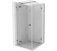 Mexen Lunar T cabine de douche pivotante gauche 100 x 100 cm, transparent, gris canon brossé - 834T-100-100-66-00-L 91575 5905315796745