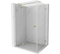 Mexen Lunar T cabine de douche pivotante gauche 125 x 120 cm, transparent, or - 834T-125-120-50-00-L 64381 5905315444165