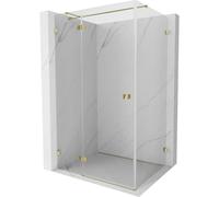 Mexen Lunar T cabine de douche pivotante gauche 70 x 120 cm, transparent, dorée - 834T-070-120-50-00-L 91253 5905315795021