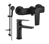 Mexen Lynx DF40 ensemble de douche, noir - 745904DF40-70 5601 5907709185593