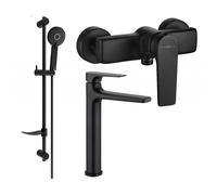 Mexen Lynx DF40 ensemble de douche, noir - 745914DF40-70 5617 5907709185753