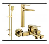 Mexen Lynx DF62 ensemble de baignoire, doré - 745913DF62-50 5581 5907709185395