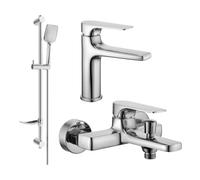 Mexen Lynx DF62 ensemble de bain, chrome - 745903DF62-00 5564 5907709185227