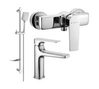 Mexen Lynx DF62 ensemble de douche, chromé - 745904DF62-00 5596 5907709185548