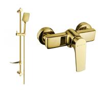 Mexen Lynx DF62 robinet de douche avec ensemble de douche, or - 74594DF62-50 5653 5907709187405