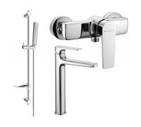 Mexen Lynx DF72 ensemble de douche, chrome - 745914DF72-00 5618 5907709185760