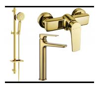 Mexen Lynx DQ40 ensemble de douche, doré - 745914DQ40-50 5608 5907709185661