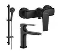 Mexen Lynx DQ40 ensemble de douche, noir - 745904DQ40-70 5593 5907709185517