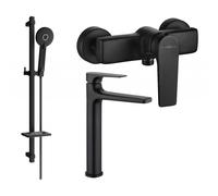 Mexen Lynx DQ40 ensemble de douche, noir - 745914DQ40-70 5609 5907709185678