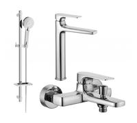 Mexen Lynx DQ40 ensemble pour baignoire, chrome - 745913DQ40-00 5575 5907709185333