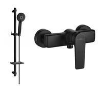 Mexen Lynx DQ40 mitigeur pour douche avec ensemble de douche, noir - 74594DQ40-70 5649 5907709187368