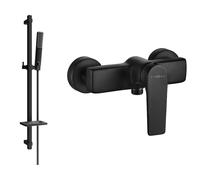 Mexen Lynx DQ72 mitigeur de douche avec ensemble de douche, noir - 74594DQ72-70 5651 5907709187382