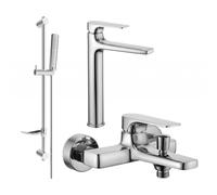 Mexen Lynx Ensemble de baignoire DF72, chrome - 745913DF72-00 5586 5907709185449