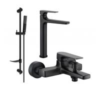 Mexen Lynx Ensemble de baignoire DF72, noir - 745913DF72-70 5587 5907709185456
