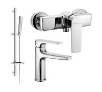 Mexen Lynx Ensemble de douche DQ72, chrome - 745904DQ72-00 5594 5907709185524