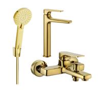 Mexen Lynx R40 ensemble de baignoire, doré - 745913R40-50 5632 5907709187191