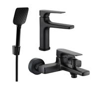 Mexen Lynx R62 ensemble pour baignoire, noir - 745903R62-70 5622 5907709187092