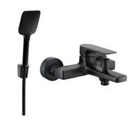 Mexen Lynx R62 robinet de baignoire avec ensemble de douche, noir - 74593R62-70 5638 5907709187252